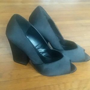 Forever 21 Peep-toe Block Heels